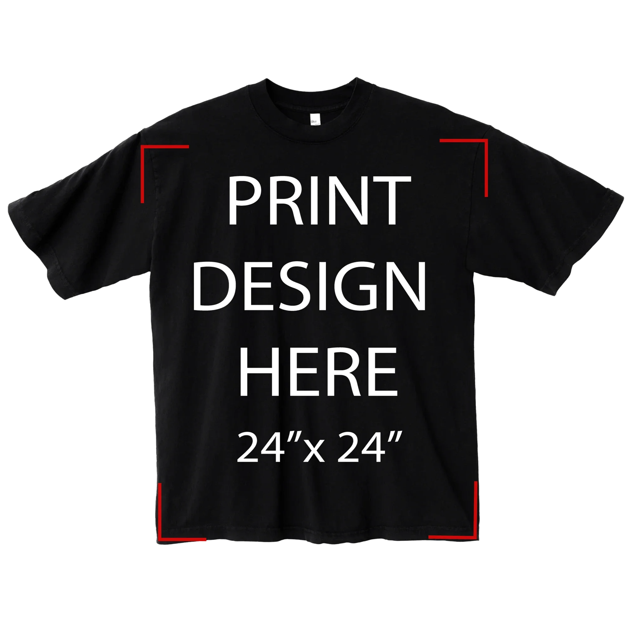 LA Apparel 1801GD Black Print