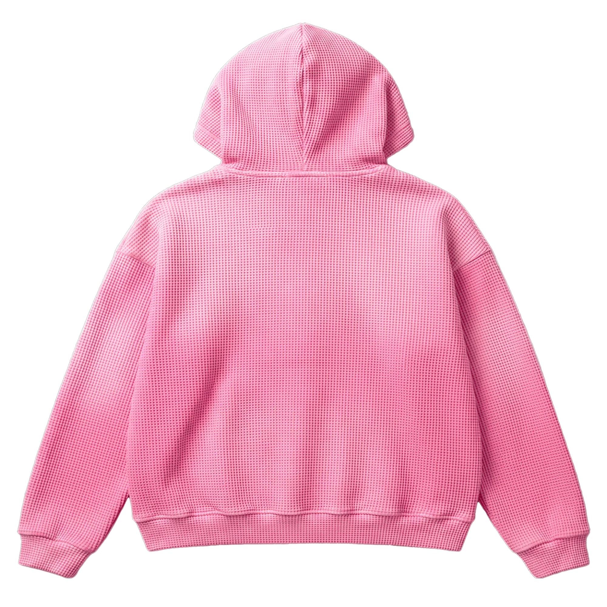 Cloud Pink Thermal Hoodie Print — back