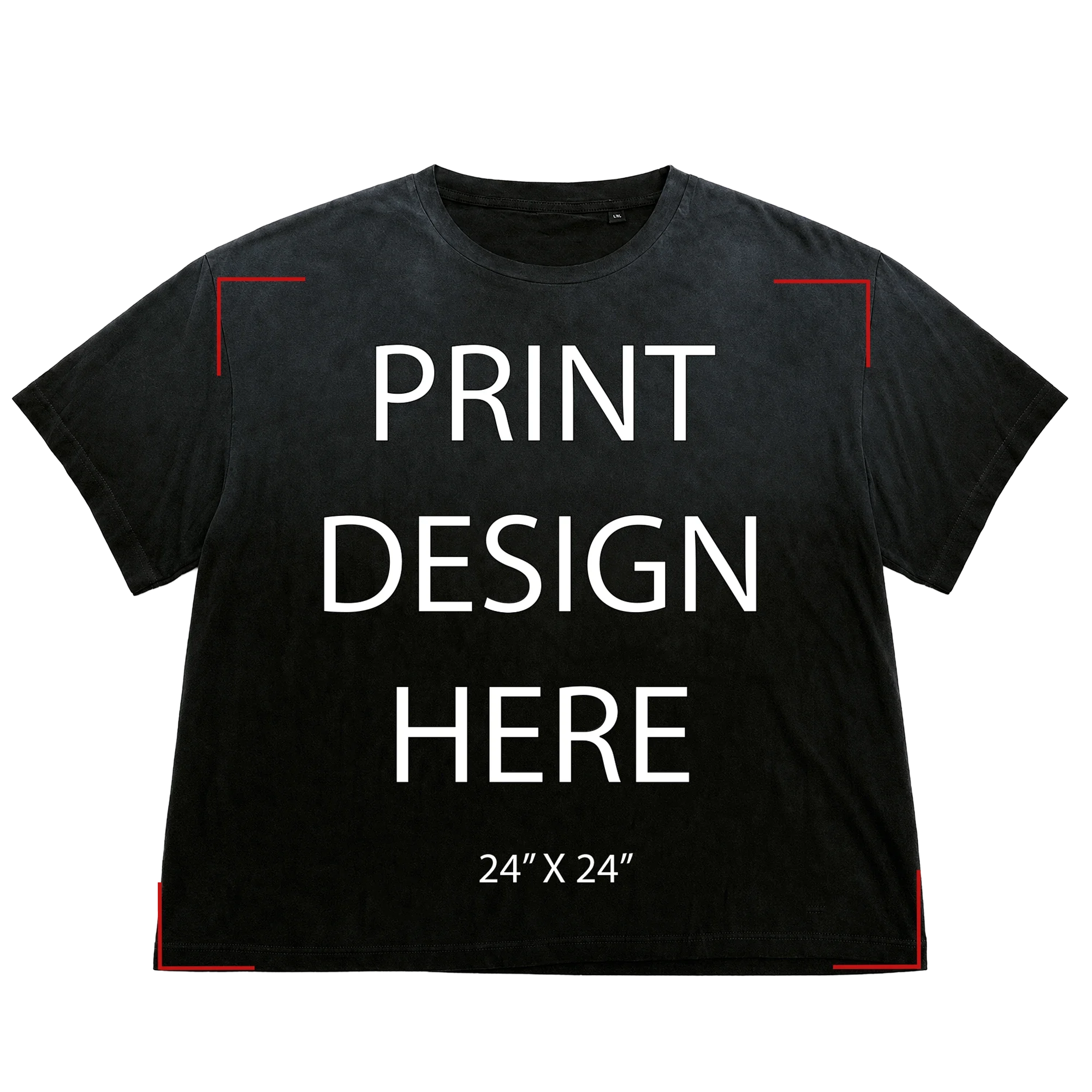 Sunfade Vintage Black Print